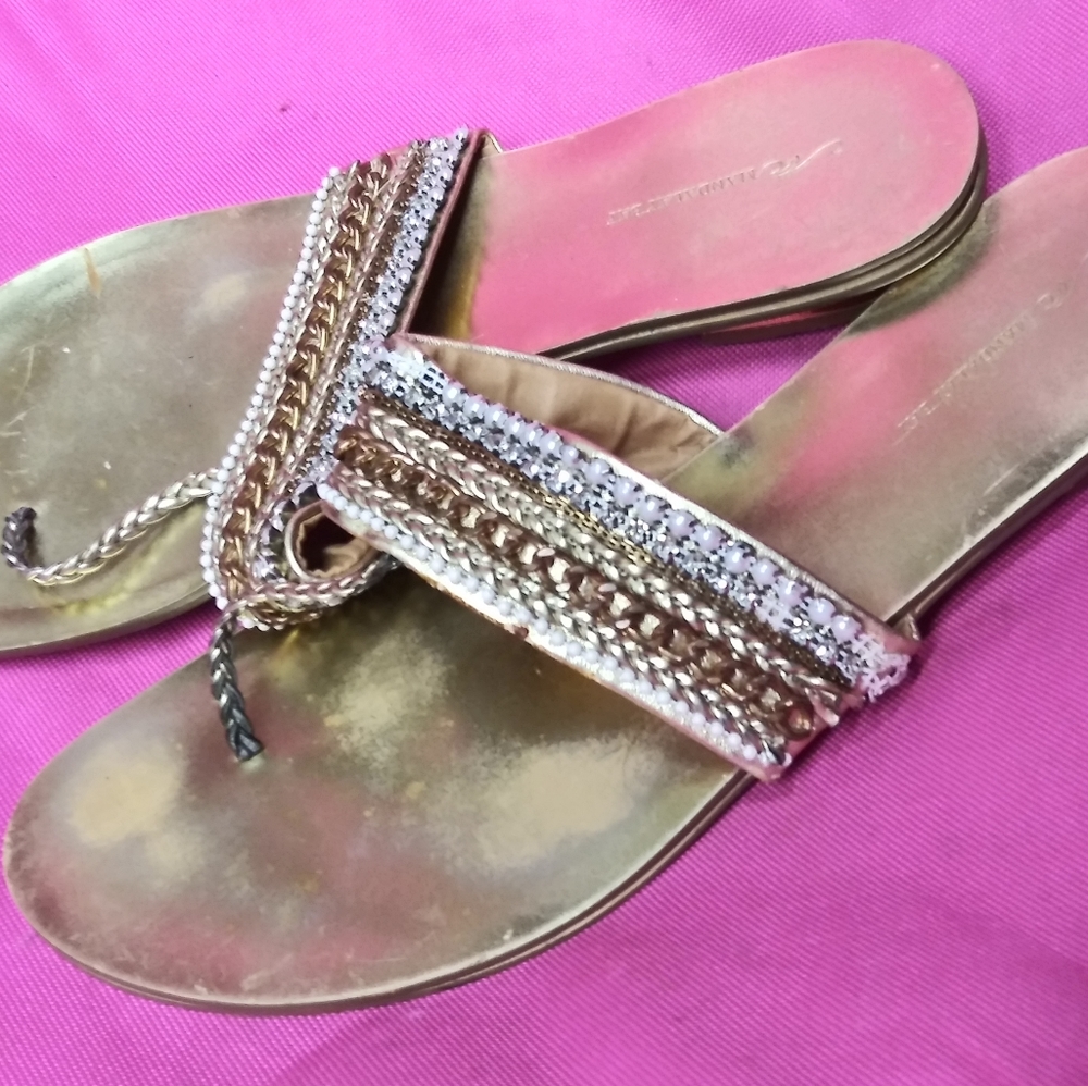 Fancy Bling Bling Sandals Size 9